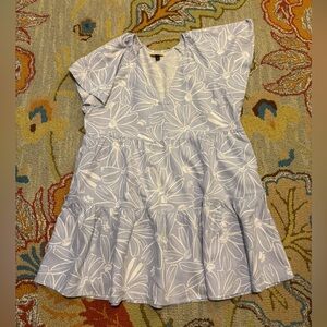 Universal Thread Floral Blue Dress